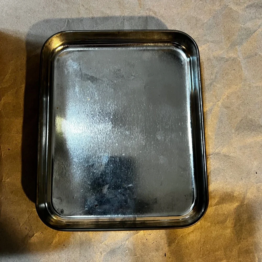 Heinz Tin Teal Orange Vintage Style Cheinco Pearls Advertising Container